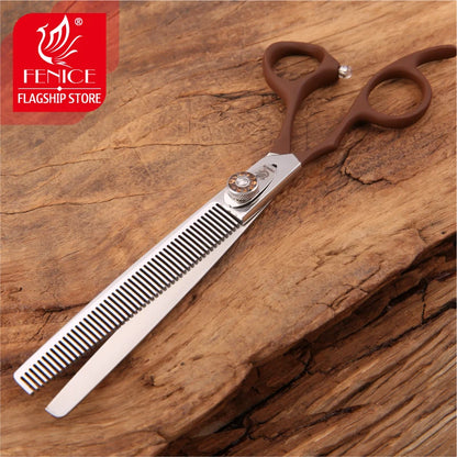 Professional JP440C pet grooming scissors Thinning Shears left-handed tools stainless steel JP440C 7 inch 7.5 inch