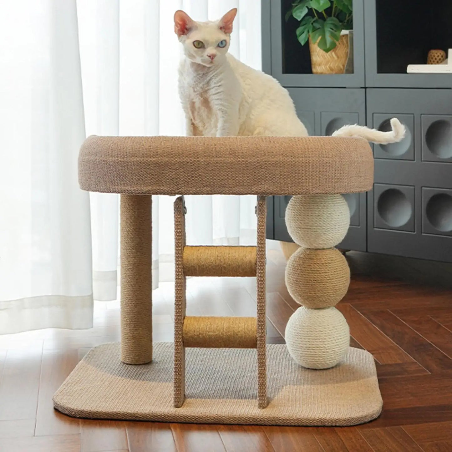 Small Cat Tree Tower with Top Perch Scratching Post Multifunctional Interactive Toy Pet Accessories for Indoor Cats Kittens