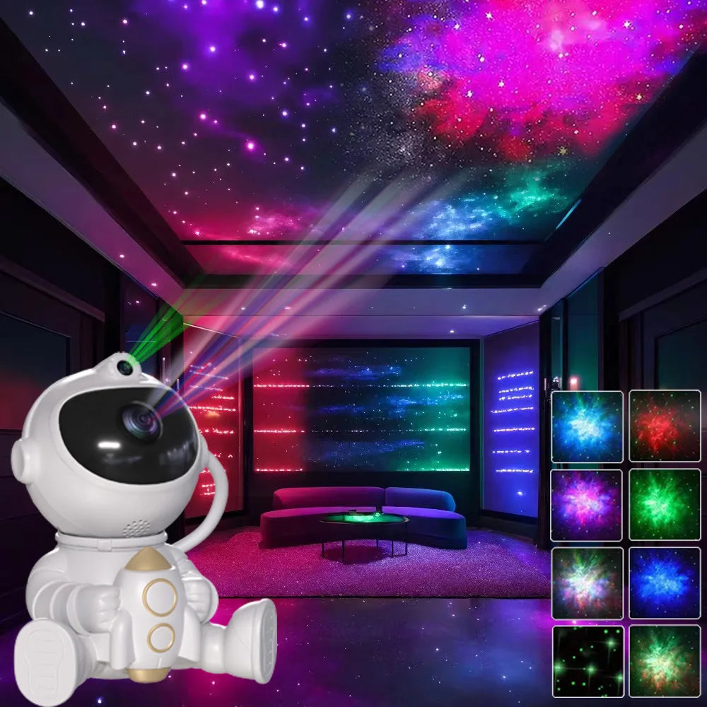 Astronaut LED Star Galaxies Projector Night Light