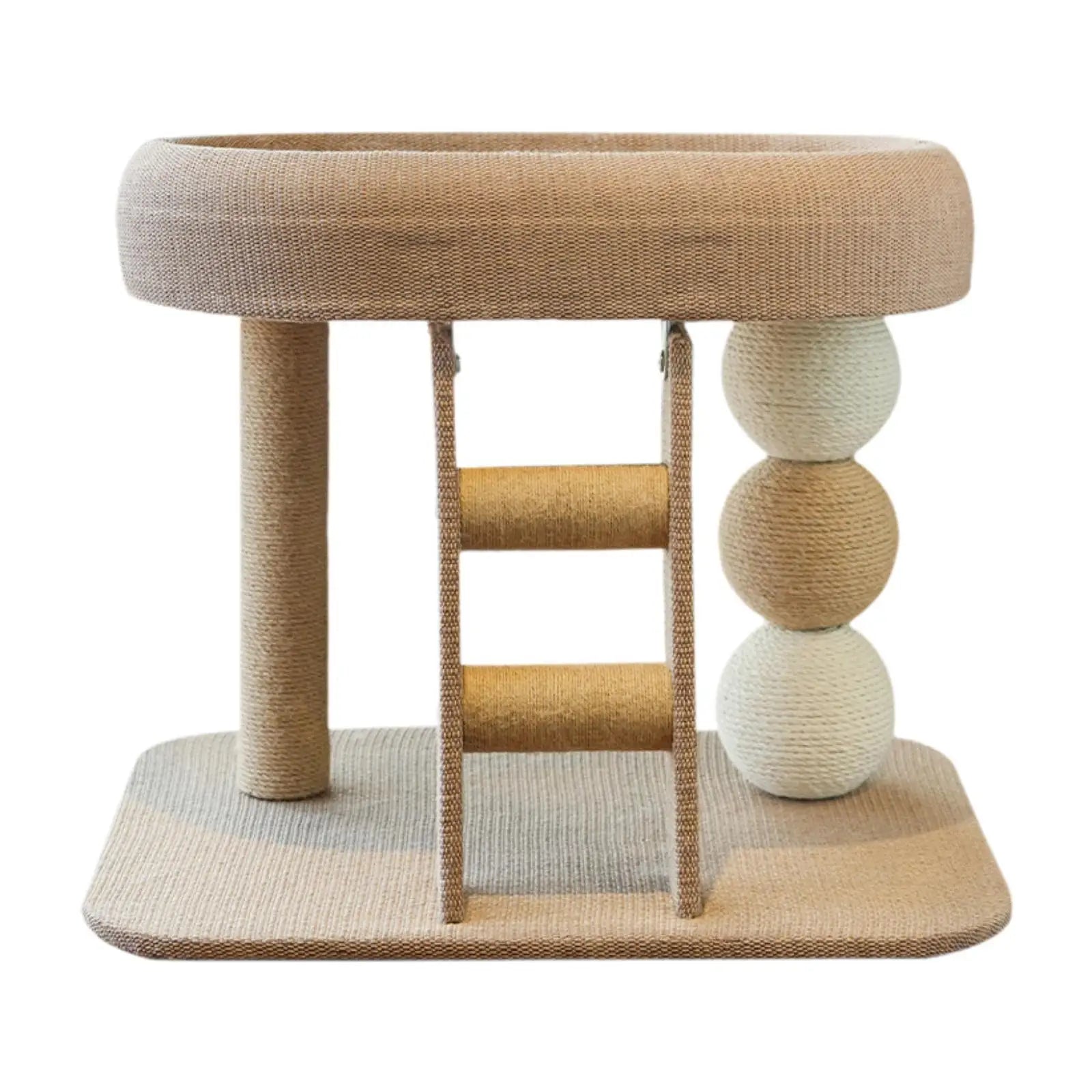 Small Cat Tree Tower with Top Perch Scratching Post Multifunctional Interactive Toy Pet Accessories for Indoor Cats Kittens